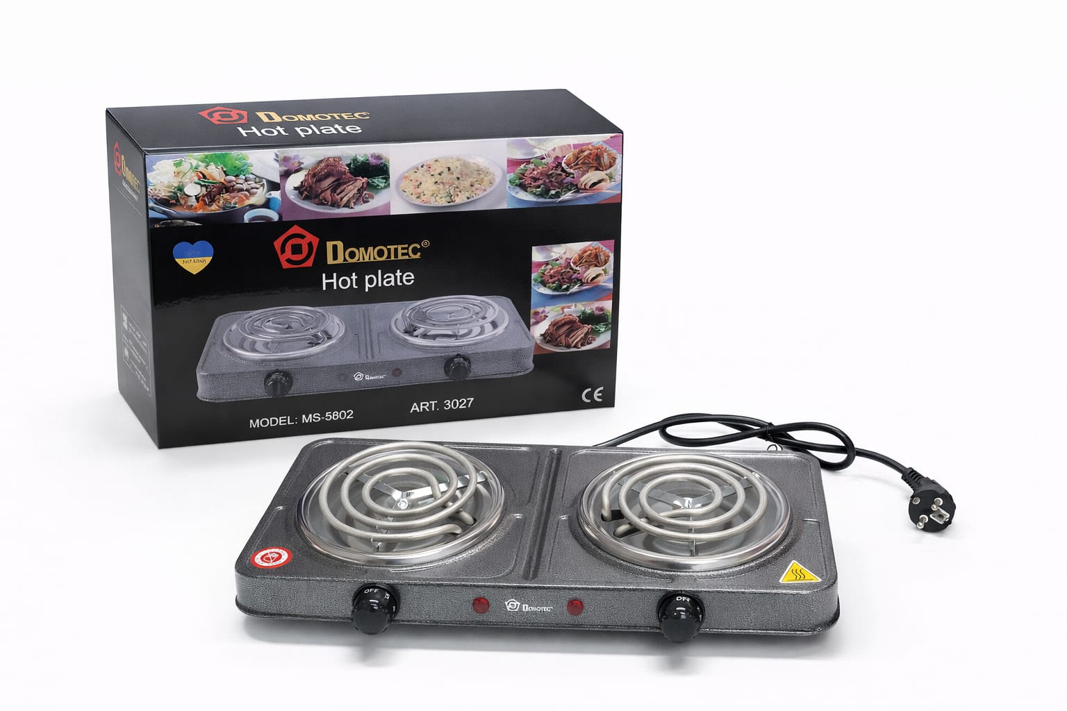 Elektrische Doppelkochplatte